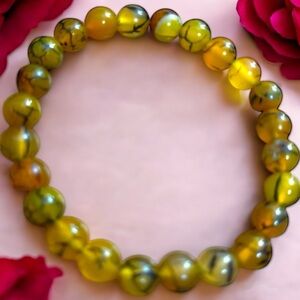 0186B Amber Bracelet 8mm